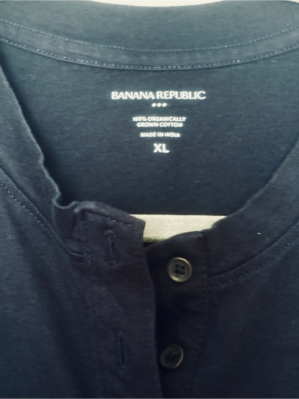 Banana Republic Henley Navy XL